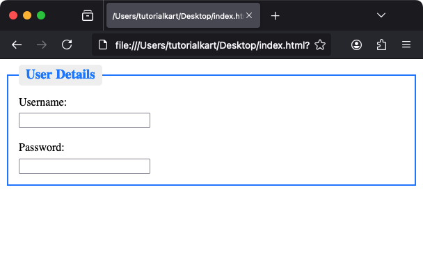 Оформление легенды  Тег с помощью CSS