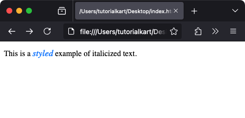 Оформление тега i с помощью CSS