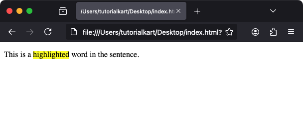 Базовый пример HTML-тега