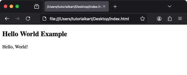Пример встроенного JavaScript с использованием тега script