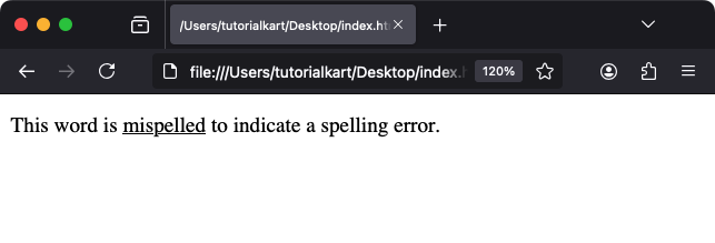 Семантическое использование тега u