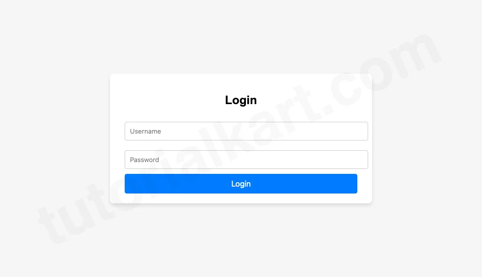 Дизайн 1: Минималистичная форма входа(предварительный просмотр)